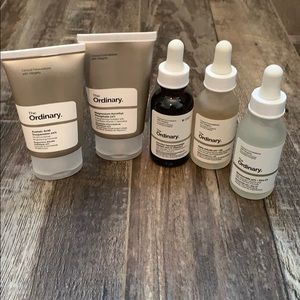 The Ordinary skin care set - used twice